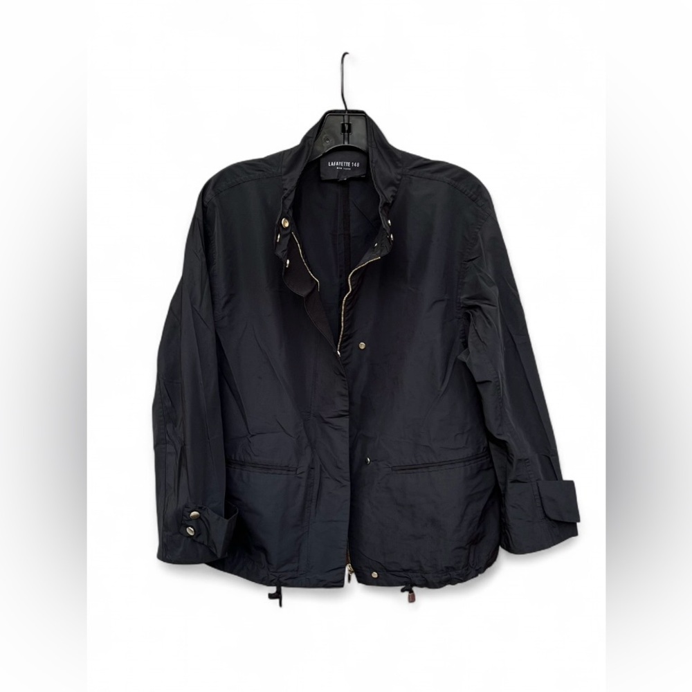 Lafayette 148 black utility jacket